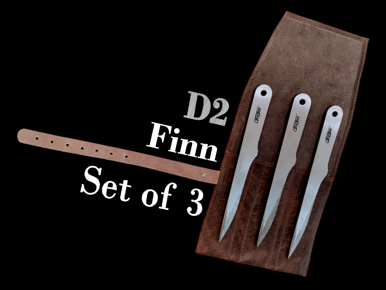 Finn D2 - 10" Throwing Knife Set of 3