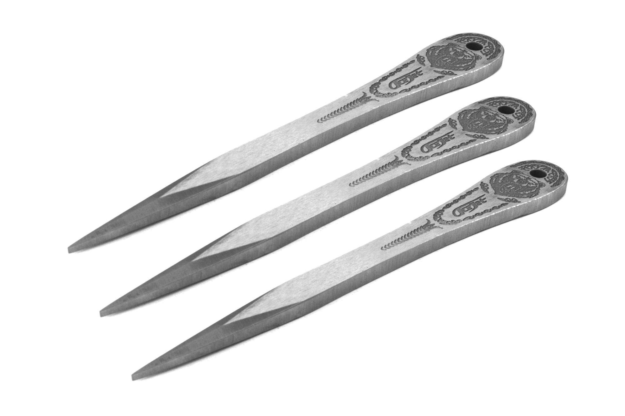 ACEJET STINGER D2 Grizzly Clear - Throwing knife - set of 3