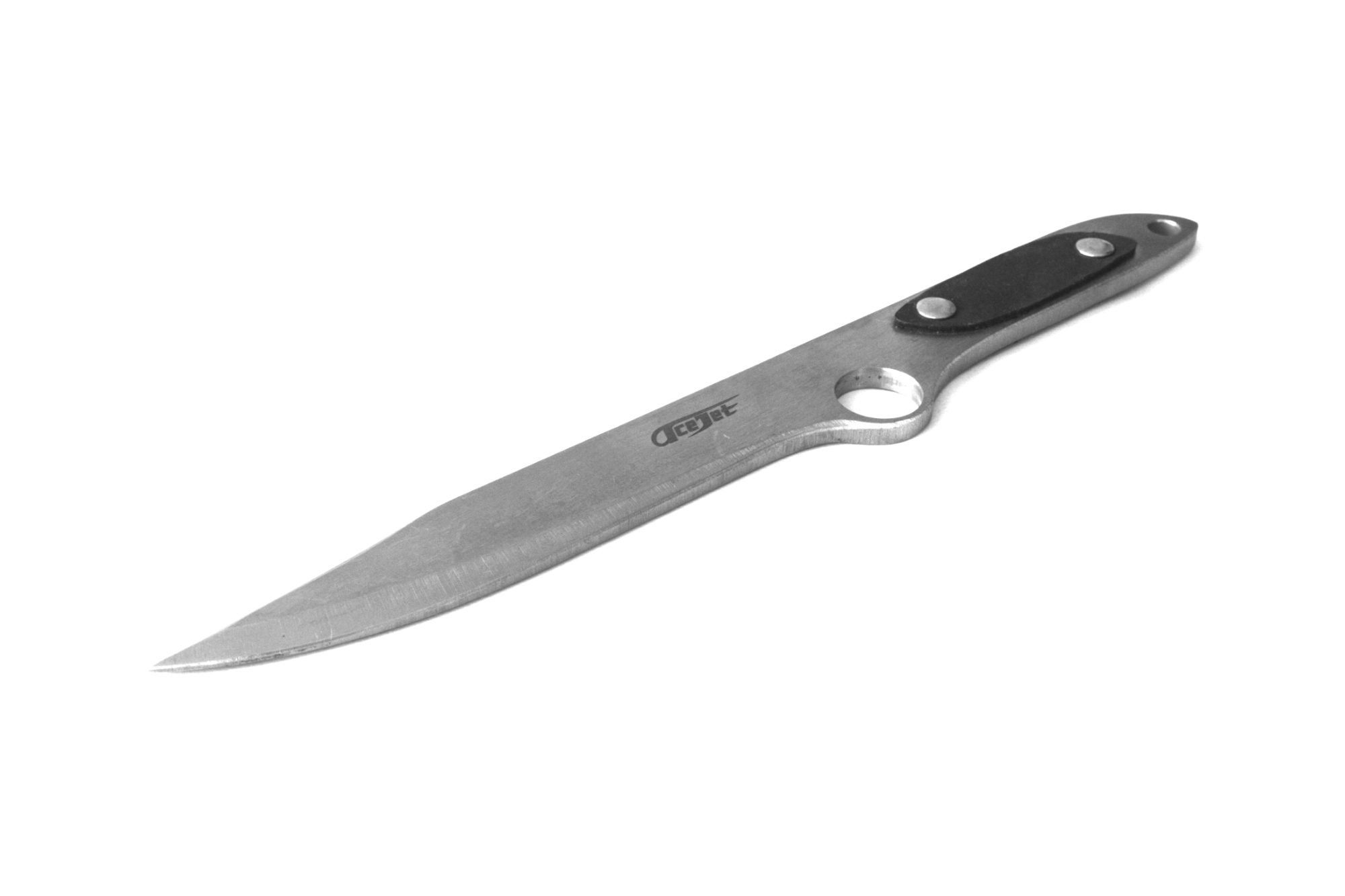 ACEJET SPINNER BOWIE Silver Hunter 12'' black grip - Throwing knife