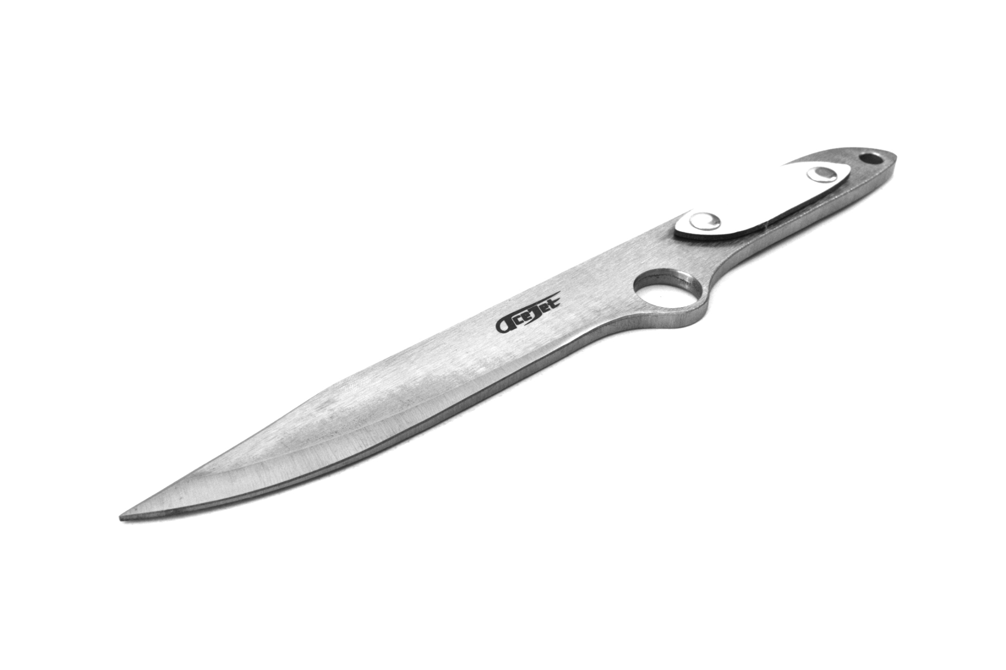 ACEJET SPINNER BOWIE Silver Hunter 13'' white grip - Throwing knife