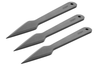 ACEJET SHARK TEETH SHADOW Steel - Throwing knife - set of 3