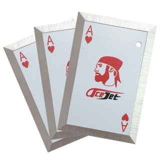 ACEJET STEEL THROWING CARDS - set of 3